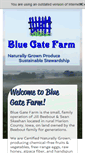 Mobile Screenshot of bluegatefarmfresh.com